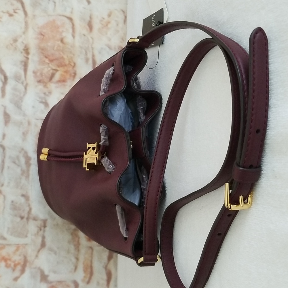 New Ralph Lauren Andie Drawstring Bag - Picture 8 of 13
